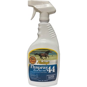 Fiebing's Flyspray 44 Repellent Insect Spray for Horses, 32-oz bottle, bundle of 2