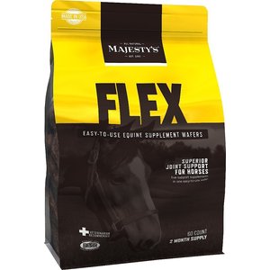 Majesty's Flex Joint Support Wafers Horse Supplement, 120 count