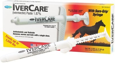Farnam Ivercare Horse Dewormer Paste, Apple Flavor, 0.26-oz syringe, slide 1 of 1
