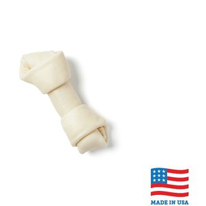 Bones & Chews Made in USA 6" Rawhide Bone Dog Treat, 1ct, 2 count