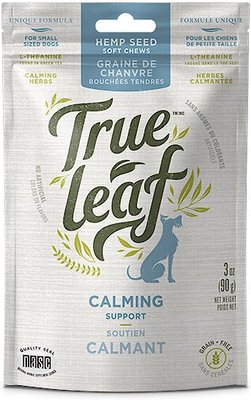 True Leaf Calming Chews Small Breed Soft Chew Dog Supplement, 3-oz bag, slide 1 of 1