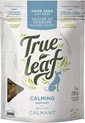 True Leaf Calming Chews Medium Breed Soft Chew Dog Supplement, 7-oz bag, slide 1 of 1