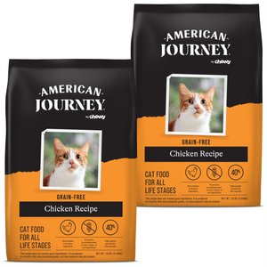 American Journey Chicken Recipe Grain-Free Dry Cat Food, 12-lb bag, bundle of 2