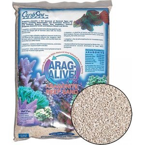 CaribSea Arag-Alive! Special Grade Reef Aquarium Sand, 20-lb bag