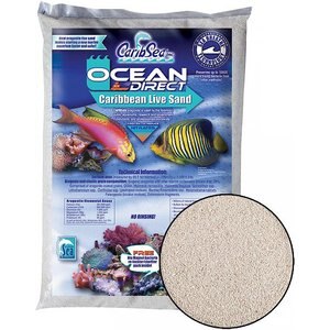 CaribSea Ocean Direct Live Oolite Aquarium Sand, 5-lb bag