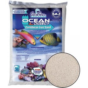 CaribSea Ocean Direct Live Oolite Aquarium Sand, 20-lb bag