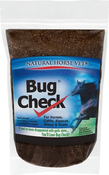 The Natural Vet Bug Check Original Multi-Species Formula Natural Pest Repellent Horse Feed, 2-lb bag slide 1 of 3