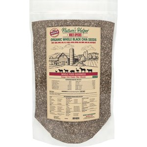 Nature's Helper Multi-Species Organic Whole Black Chia Seeds with Pumpkin Flavor, 4.5-lb bag