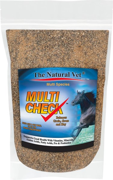 The Natural Vet Multi-Check Multi-Species Vitamin Mineral Supplement, 2.5-lb bag slide 1 of 4