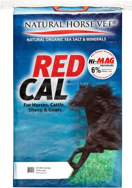 Natural Horse Vet Multi-Species Red Cal Hi-Mag Horse Feed, 22.5-lb bag slide 1 of 2
