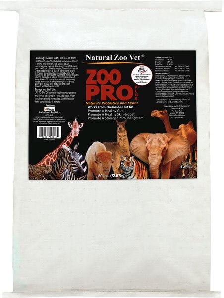 Natural Zoo Vet Zoo Pro Multi-Species Supplement with Bug Check, 50-lb bag slide 1 of 2