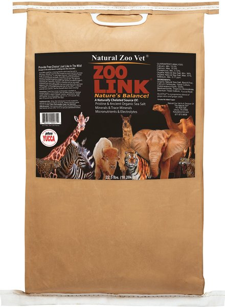 Natural Zoo Vet Multi-Species Naturally Chelated Mineral & Nutrient Supplement, Added Yucca, 22.5-lb bag slide 1 of 2