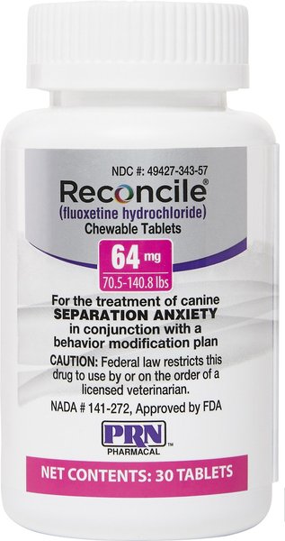 Reconcile Tablets for Dogs, 64-mg, 60 tablets slide 1 of 4