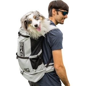 K9 Sport Sack KNAVIGATE Forward Facing Backpack Dog Carrier, Grey, X-Small 