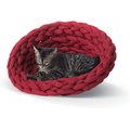 K&H Pet Products Knitted Cat Bed, Red