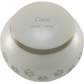 A Pet's Life Odyssey Personalized Dog & Cat Urn, Pearl, Small