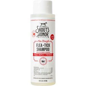 Skout's Honor Flea & Tick Dog Shampoo, 16-oz bottle