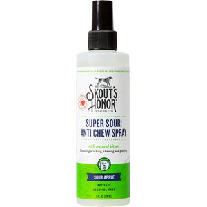 Skout's Honor Super Sour Anti Chew Dog & Cat Spray, 8-oz bottle