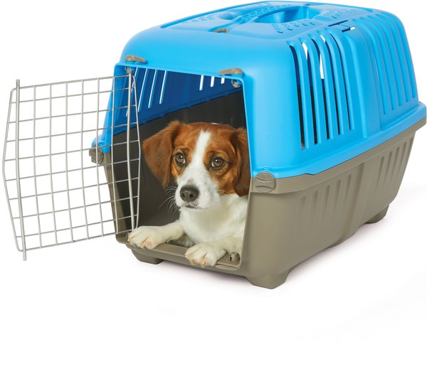 MidWest Spree Hard-Sided Dog & Cat Kennel, 24-in, Blue slide 1 of 7