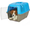 MidWest Spree Hard-Sided Dog & Cat Kennel, 24-in, Blue