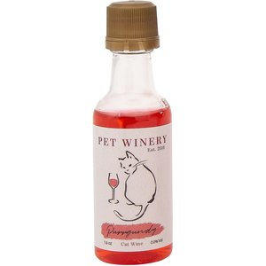 Pet Winery Wine Purrgundy Cat Lickable Treat, 1.6-oz bottle