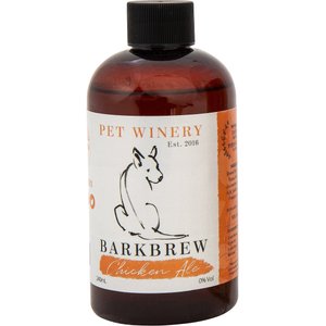 Pet Winery Beer BarkBrew Chicken Ale Dog Lickable Treat, 8-oz bottle