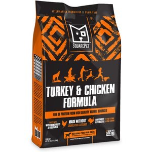 SquarePet Grain-Free Turkey & Chicken Formula Dry Dog Food, 23-lb bag