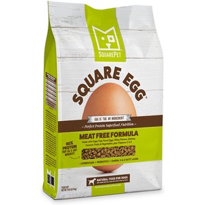 SquarePet Square Egg Meat Free Formula Dry Dog Food, 19.8-lb bag