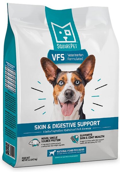 SquarePet VFS Skin & Digestive Support Dry Dog Food, 4.4-lb bag slide 1 of 8