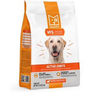 SquarePet VFS Active Joints Hip & Joint Formula Dry Dog Food, 4.4-lb bag