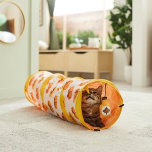 Frisco Brunch Pancake Foldable Play Tunnel Cat Toy with Catnip