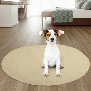 Zampa Pets Quality Whelp Round Reusable Dog Pee Pad, 56-in