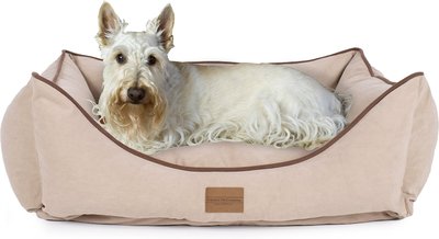 Carolina Pet Microfiber Low Profile Kuddler Memory Foam Orthopedic Bolster Dog Bed w/ Removable Cover, slide 1 of 1