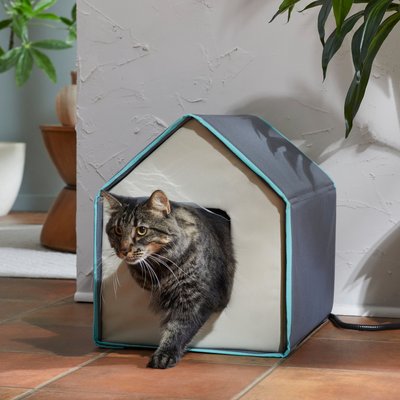 Frisco Indoor Heated Cat House, slide 1 of 1