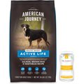 American Journey Active Life Formula Healthy Weight Salmon, Brown Rice & Vegetables Recipe Dry Dog Food, 28-lb + Dr. Lyon's Multi Vitamin Soft Chew Dog Supplement, 120 count