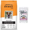 American Journey Active Life Formula Small Breed Chicken, Brown Rice & Vegetables Recipe Adult Dry Dog Food, 14-lb bag + Tylee's Freeze-Dried Mixers for Dogs, Chicken & Salmon  Recipe, 18oz