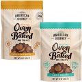 American Journey Peanut Butter Recipe Grain-Free Oven Baked Crunchy Biscuit Dog Treats, 8-oz bag + American Journey Lamb Recipe Grain-Free Oven Baked Crunchy Biscuit Dog Treats, 8-oz