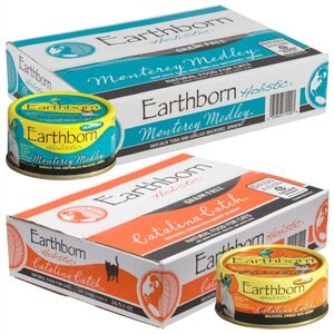 Earthborn Holistic Monterey Medley Grain-Free Natural Canned Cat & Kitten Food, 5.5-oz, case of 24 + Earthborn Holistic Catalina Catch Grain-Free Natural Canned Cat & Kitten Food, 5.5-oz, case of 24