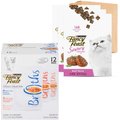Fancy Feast Classic Collection Broths Variety Pack Complement Wet Cat Food, 1.4-oz, case of 12 + Fancy Feast Savory Cravings Limited Ingredient Beef Flavor Cat Treats, 3-oz box, case of 3