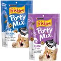 Friskies Party Mix Crunch Kahuna Cat Treats, 6-oz bag + Friskies Party Mix Crunch Beachside Cat Treats, 6-oz bag