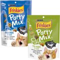 Friskies Party Mix Treasure Crunch Cat Treats, 6-oz bag + Friskies Party Mix Crunch Beachside Cat Treats, 6-oz bag