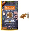 Instinct Raw Boost Grain-Free Recipe with Real Chicken & Freeze-Dried Raw Coated Pieces Dry Cat Food, 10-lb bag + Frisco Refillable Catnip Cat Toy, Brown Squirrel