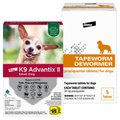K9 Advantix II Flea & Tick Spot Treatment for Dogs, 4-10 lbs, 6 Doses (6-mos. supply) + Bayer Tapeworm Dog De-Wormer, 5-count