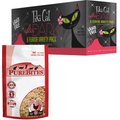PureBites Chicken Breast Freeze-Dried Raw Cat Treats, 1.09-oz bag + Tiki Cat After Dark Variety Pack Canned Cat Food, 2.8-oz, case of 12