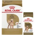 Royal Canin Poodle Adult Dry Dog Food, 10-lb bag + Royal Canin Toy & Miniature Poodle Adult Loaf in Sauce Canned Dog Food, 3-oz, pack of 4