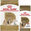 Royal Canin Shih Tzu Adult Dry Dog Food, 2.5-lb bag + Royal Canin Shih Tzu Adult Loaf in Sauce Wet Dog Food, 3-oz, case of 4