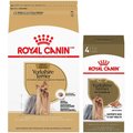 Royal Canin Yorkshire Terrier Adult Dry Dog Food, 10-lb bag + Royal Canin Yorkshire Terrier Adult Canned Dog Food, 3-oz, pack of 4