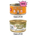 Tiny Tiger Pate Turkey and Giblets Recipe Grain-Free Canned Cat Food, 3-oz, case of 24 + Fancy Feast Classic Turkey & Giblets Feast Canned Cat Food, 3-oz, case of 24