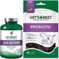 Vet's Best Gas Busters Dog Supplement, 90 count + Vet's Best Probiotic Soft Chews Dog Supplement, 30 count