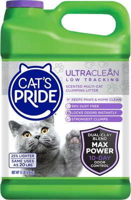 Cat's Pride UltraClean Scented Low Tracking Clumping Clay Cat Litter, 15-lb jug, slide 1 of 1